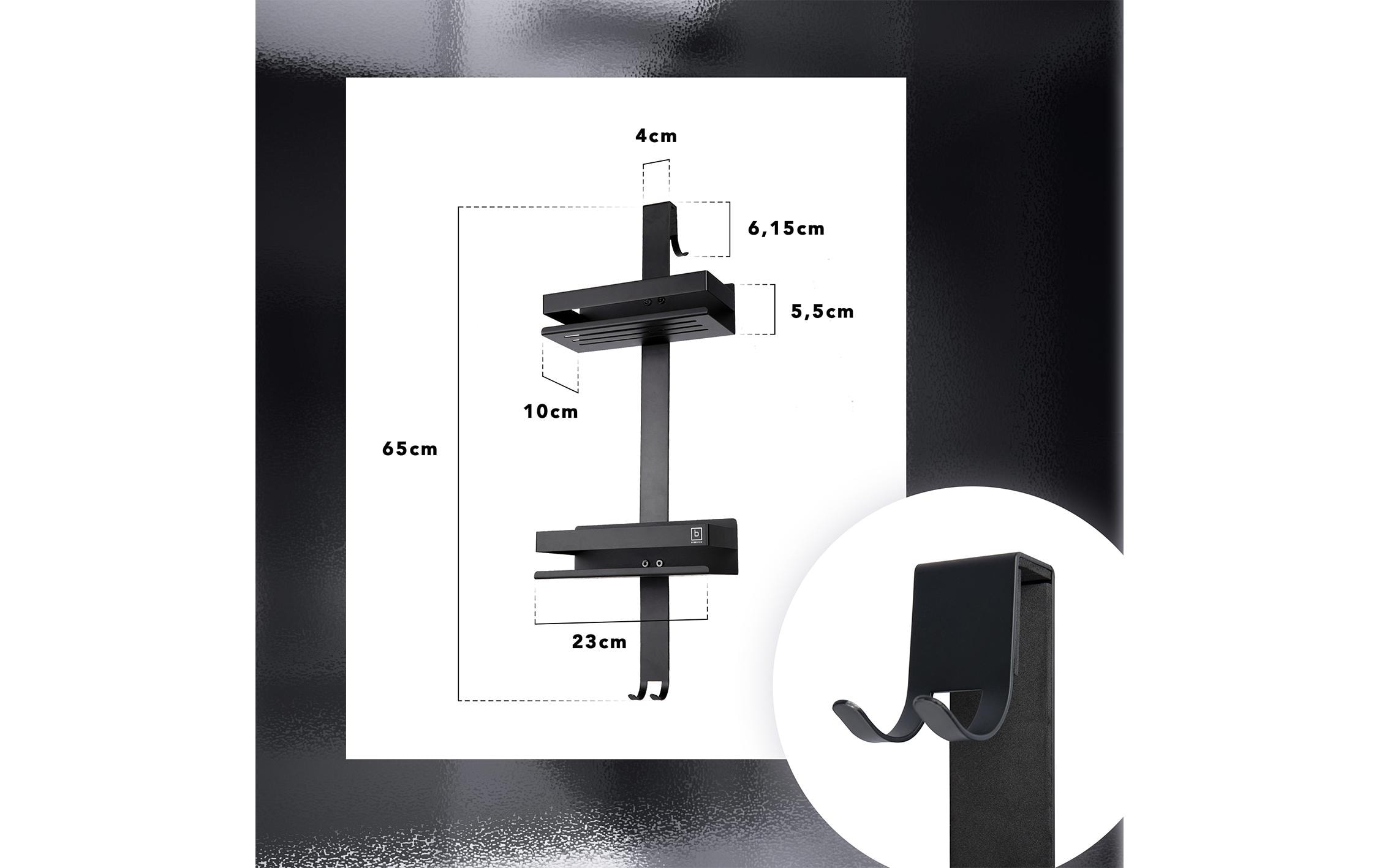 Benkstein Dusch-Organizer Schwarz Benkstein Dusch-Organizer Schwarz