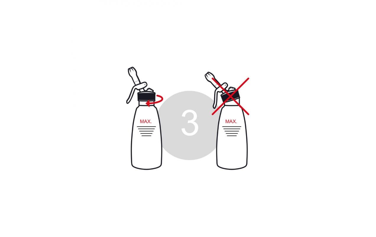 Kisag Rahmbläser Whipper Thermo 0.5 l, Silber