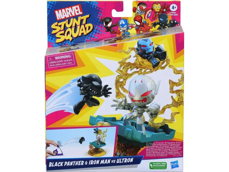 MARVEL Marvel Stunt Squad – Black Panther & Iron Man vs. Ultron MARVEL Marvel Stunt Squad – Black Panther & Iron Man vs. Ultron