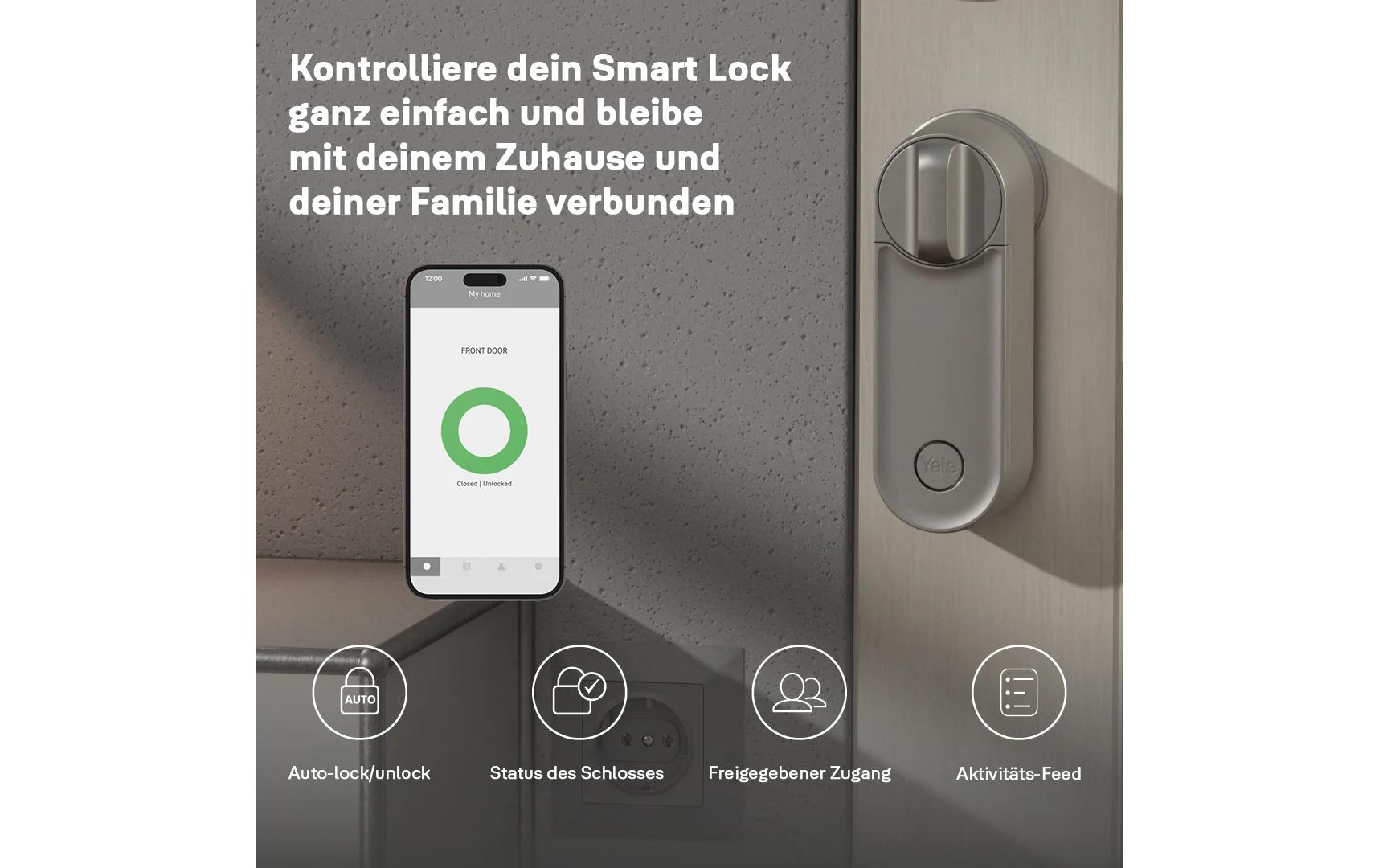 Yale Linus L2 Smart Lock und Smart Fingerprint Keypad Starter-Set
