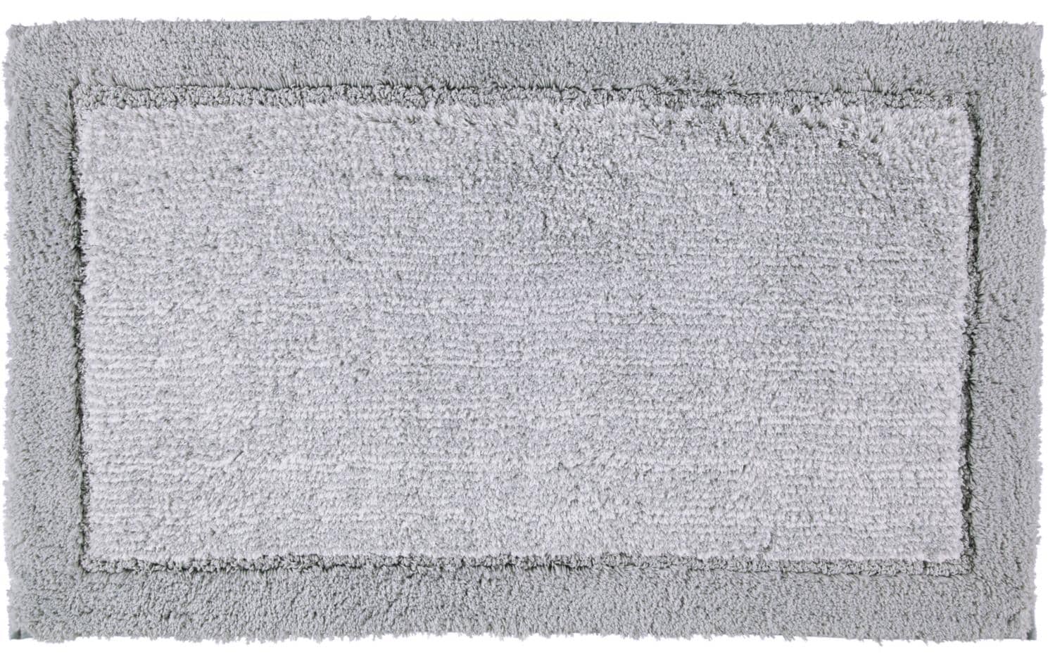 Cawö Badteppich Two-Tone 70 x 120 cm, Platin