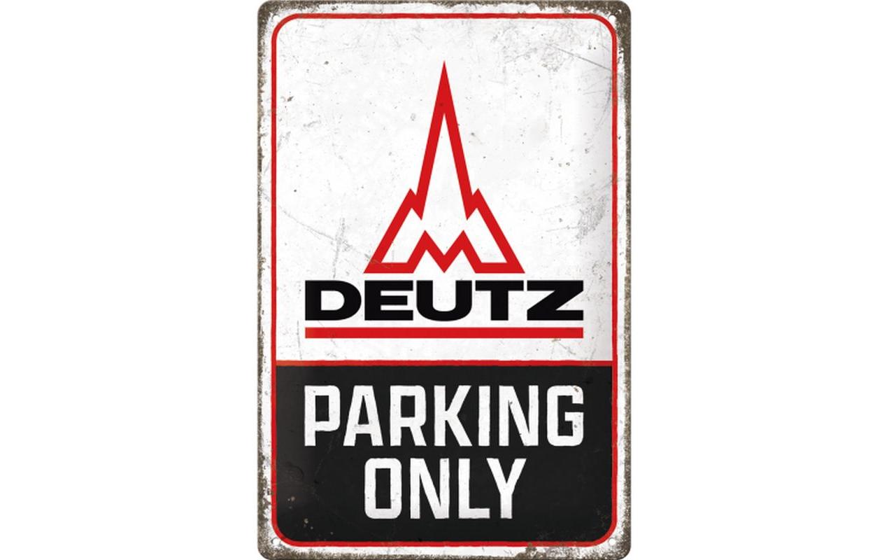 Nostalgic Art Schild Deutz – Parking Only 20 x 30 cm, Metall