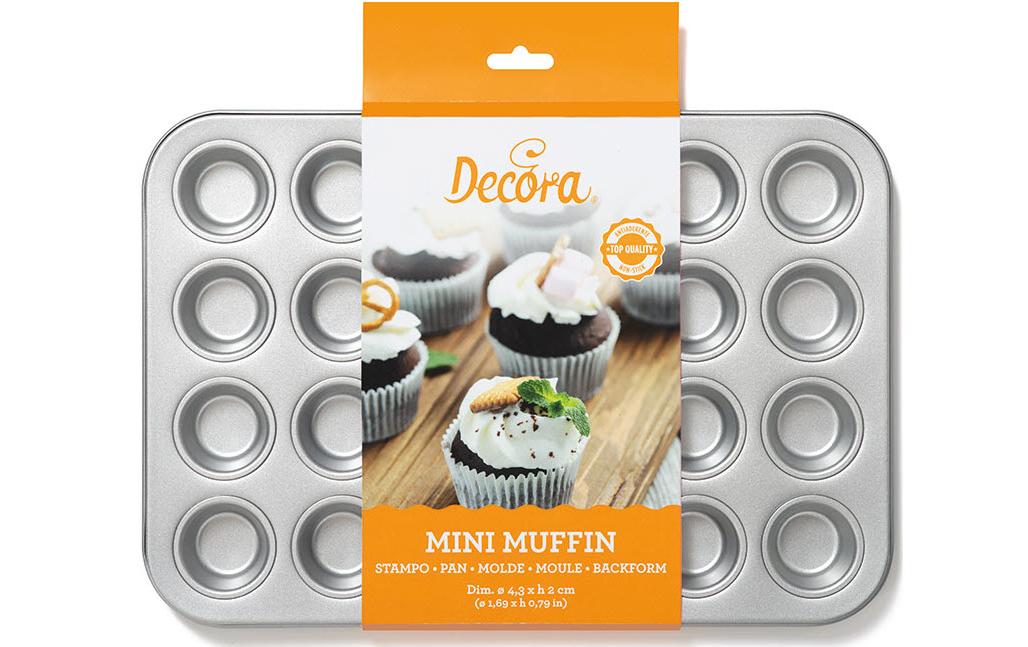 Decora Mini Muffin Backform 24 Mulden