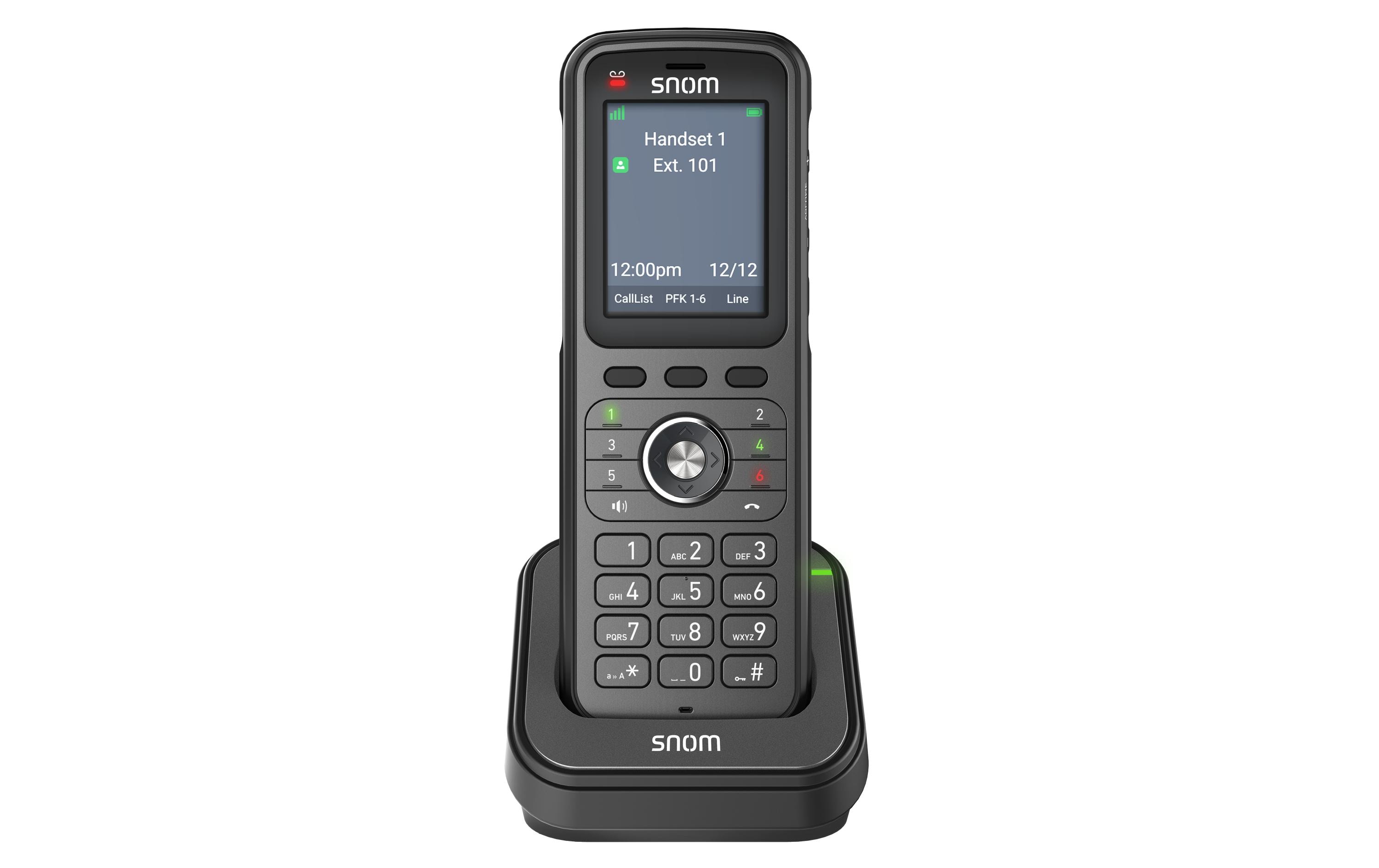 snom Mobilteil M56 mit Ladeschale