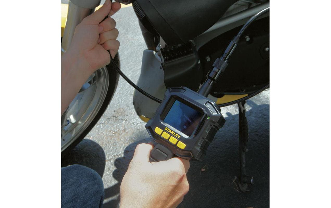 Stanley Endoskopkamera IP67, 8 mm mit LCD Farbdisplay Stanley Endoskopkamera IP67, 8 mm mit LCD Farbdisplay