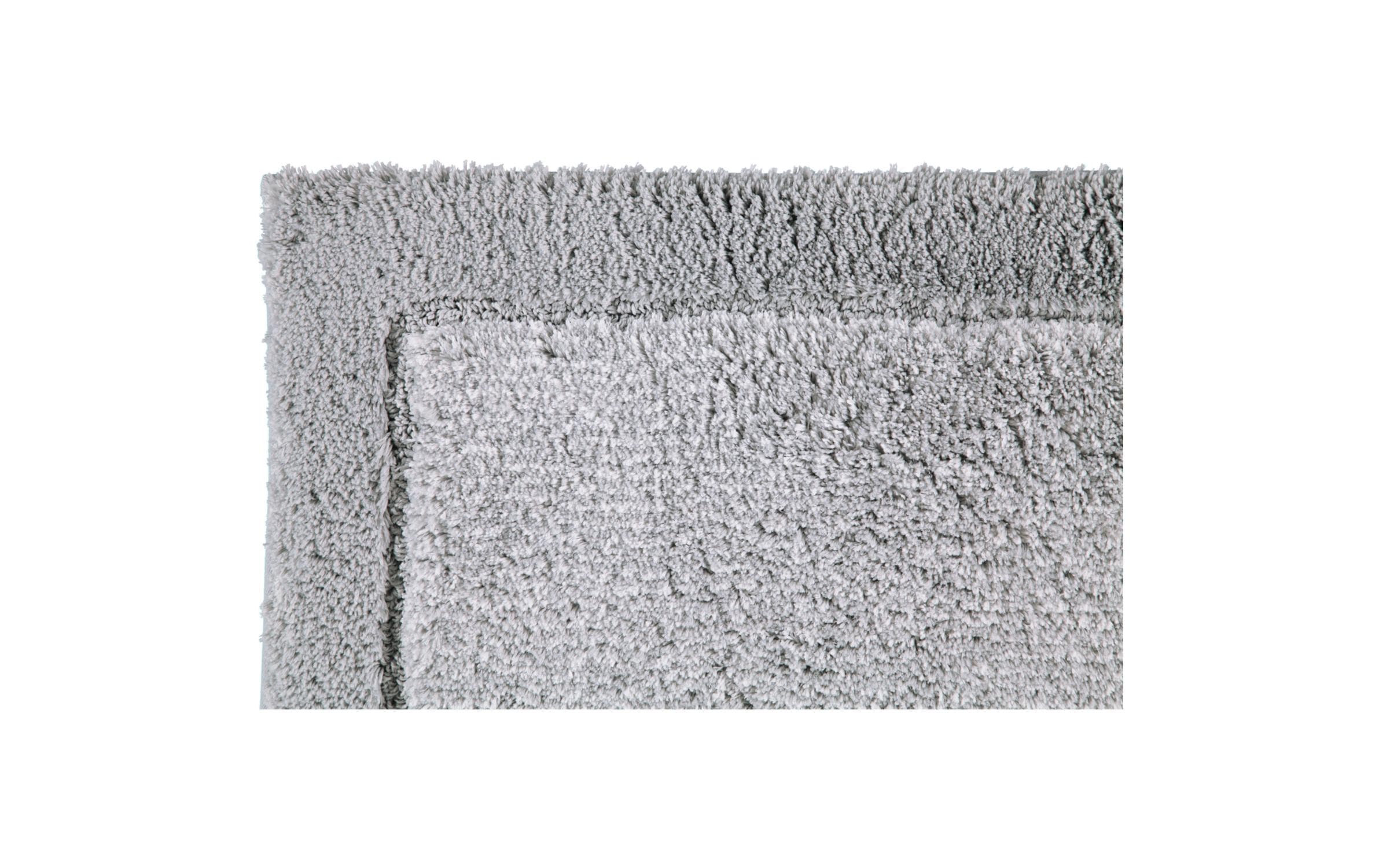 Cawö Badteppich Two-Tone 60 x 60 cm, Platin