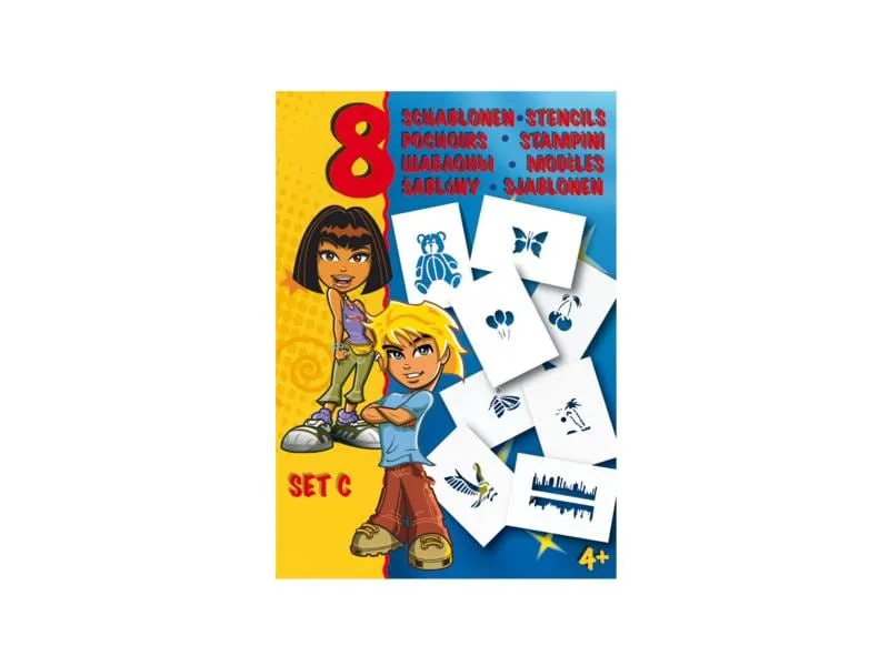 Malinos Schablone A5 Set C Mix