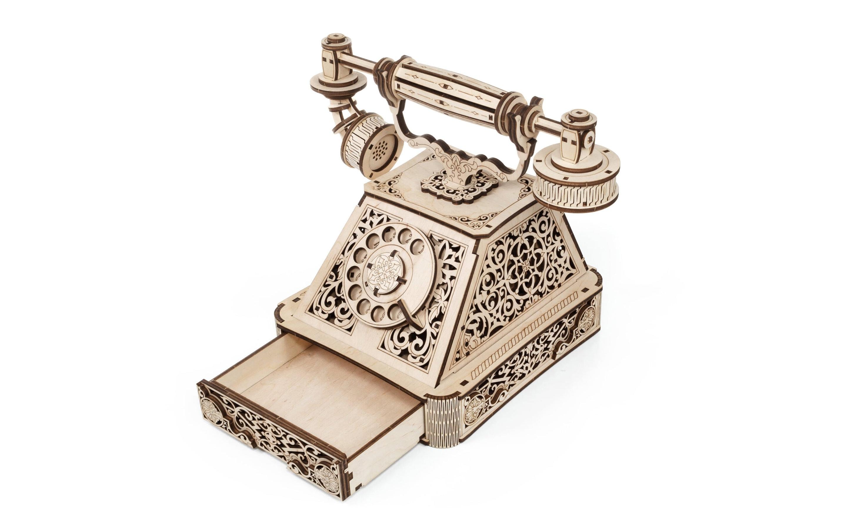 Eco-Wood-Art Bausatz Retro Telefon