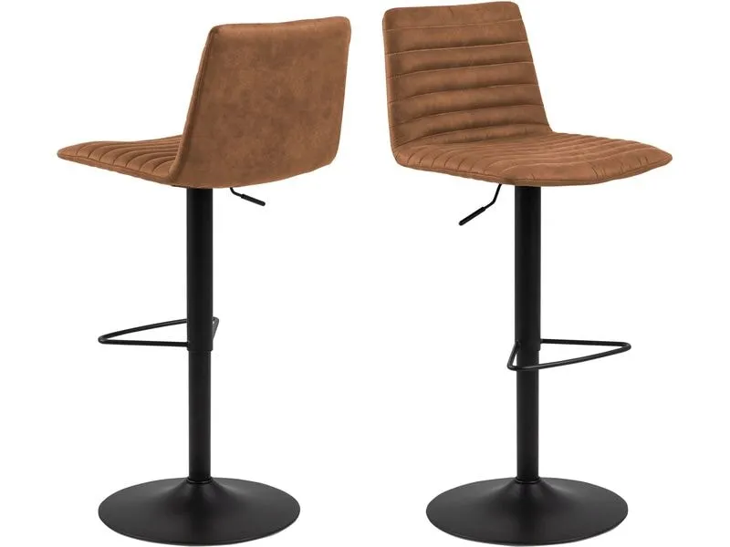 AC Design Barhocker Kimmy, 2 Stück, 50 x 110.5 cm, Camel AC Design Barhocker Kimmy, 2 Stück, 50 x 110.5 cm, Camel