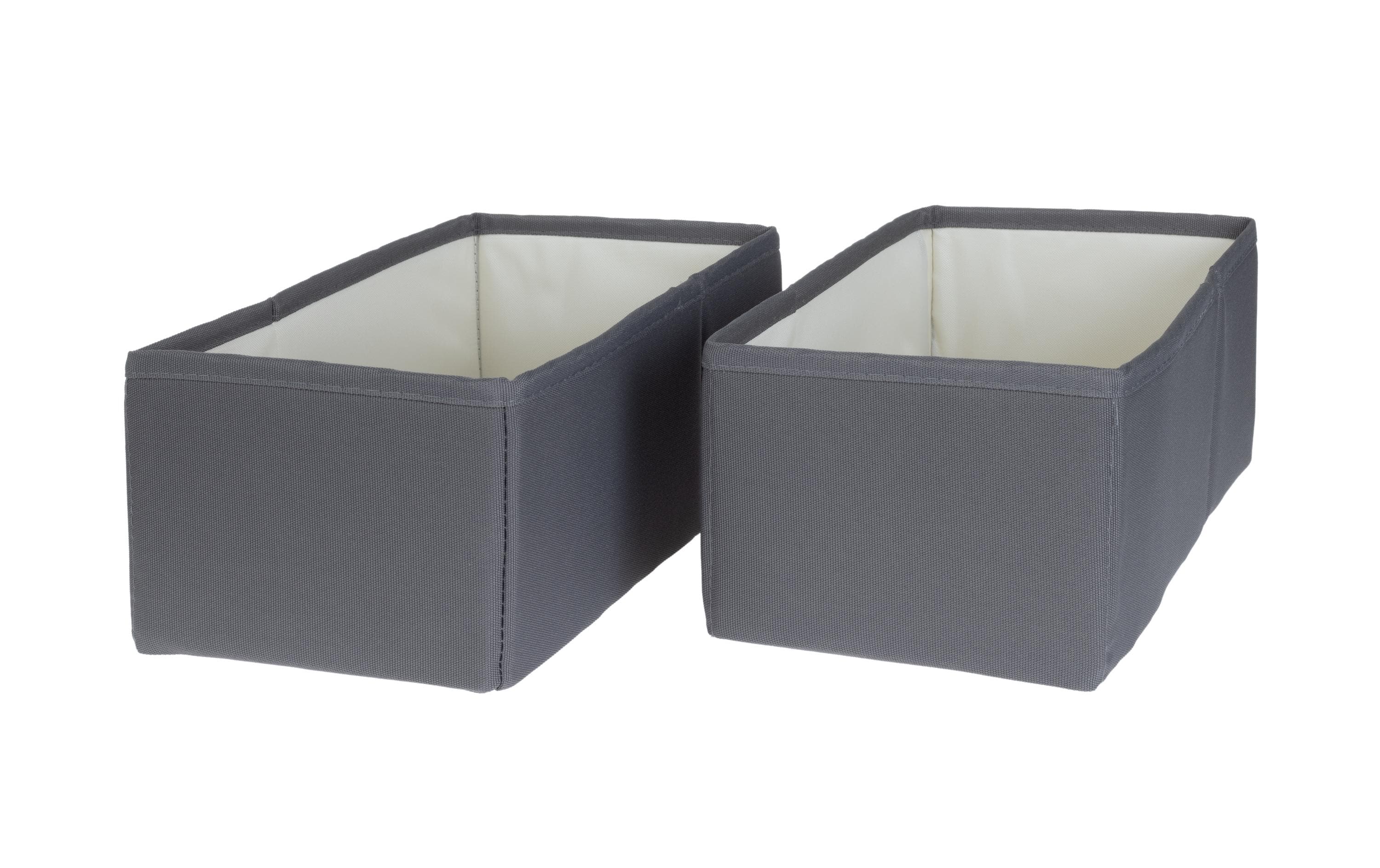 COCON Aufbewahrungsbox M Grau, 2 Stück