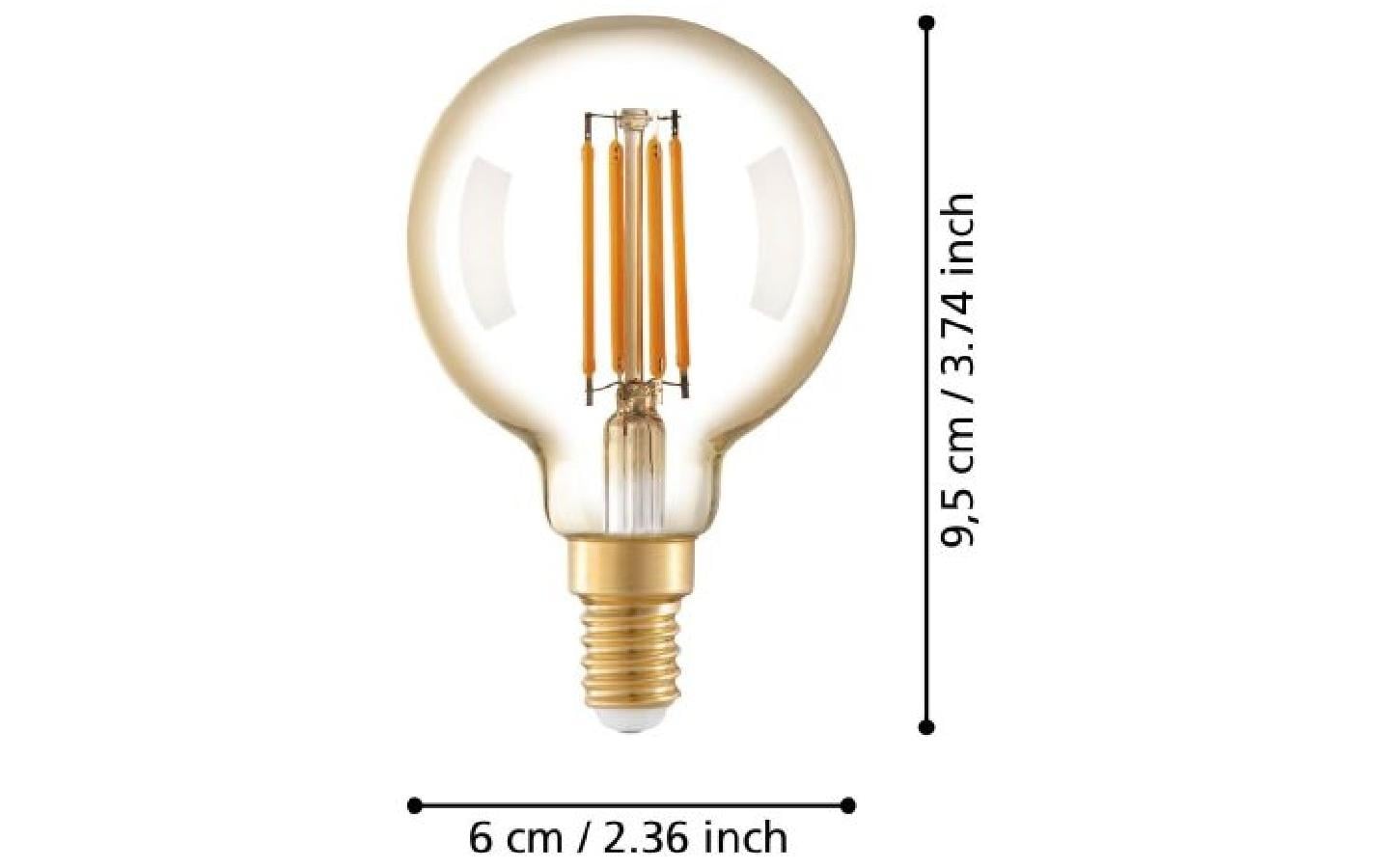 EGLO Leuchten Lampe 4 W E14 Warmweiss