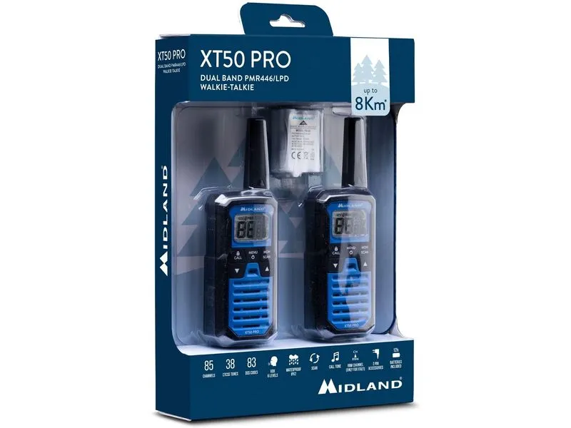 Midland Funkgerät XT50 Pro, 2er Set