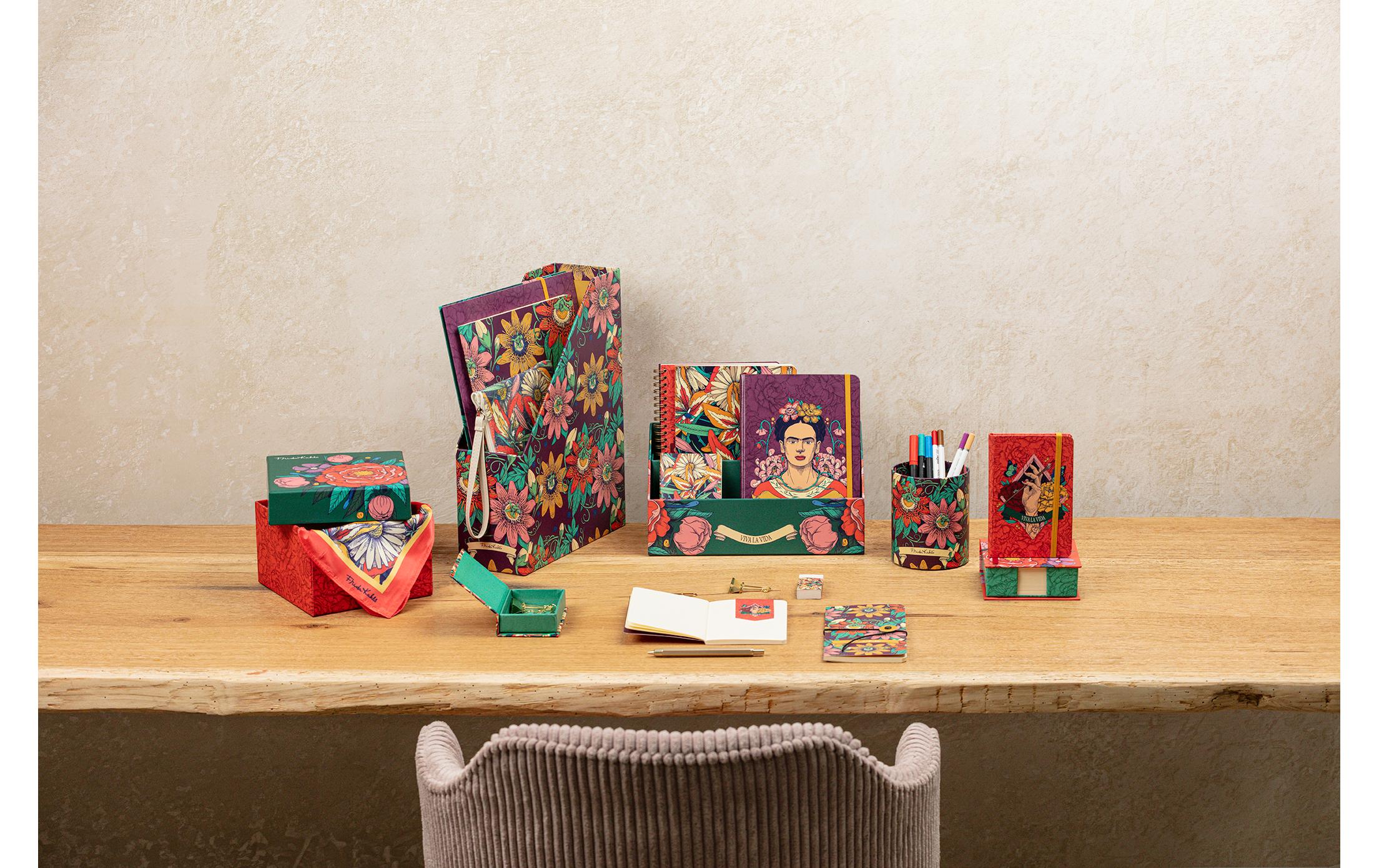 Clairefontaine Stehsammler Frida Kahlo A4 Mehrfarbig