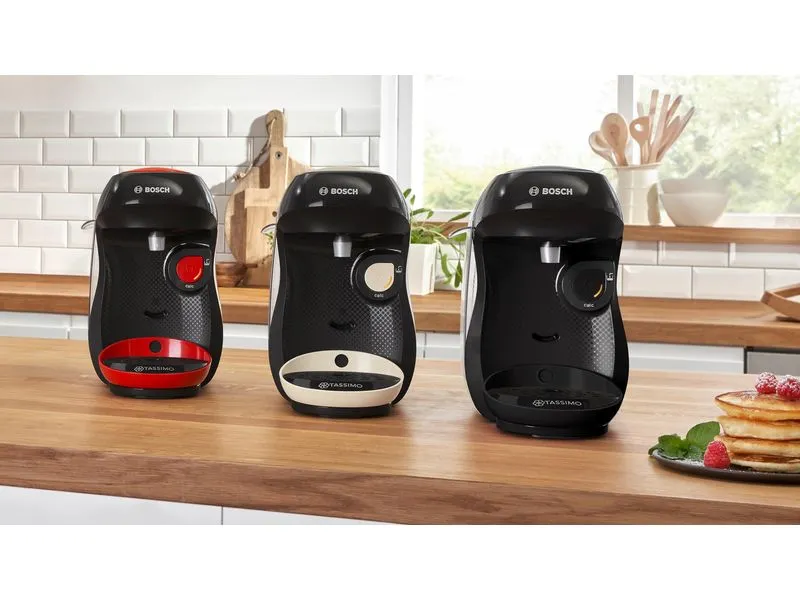 TASSIMO Kapselmaschine Happy friendly Schwarz