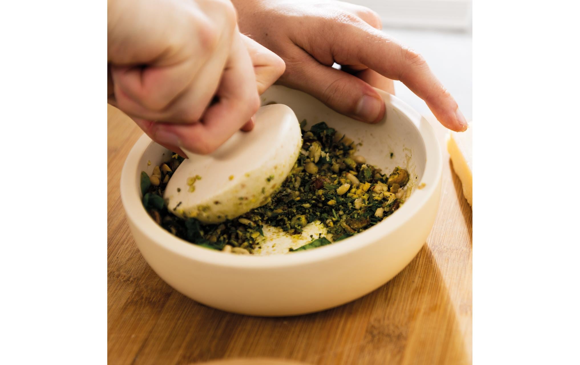 BergHOFF Mörser mit Stössel Leo 17.5 cm, Steingut