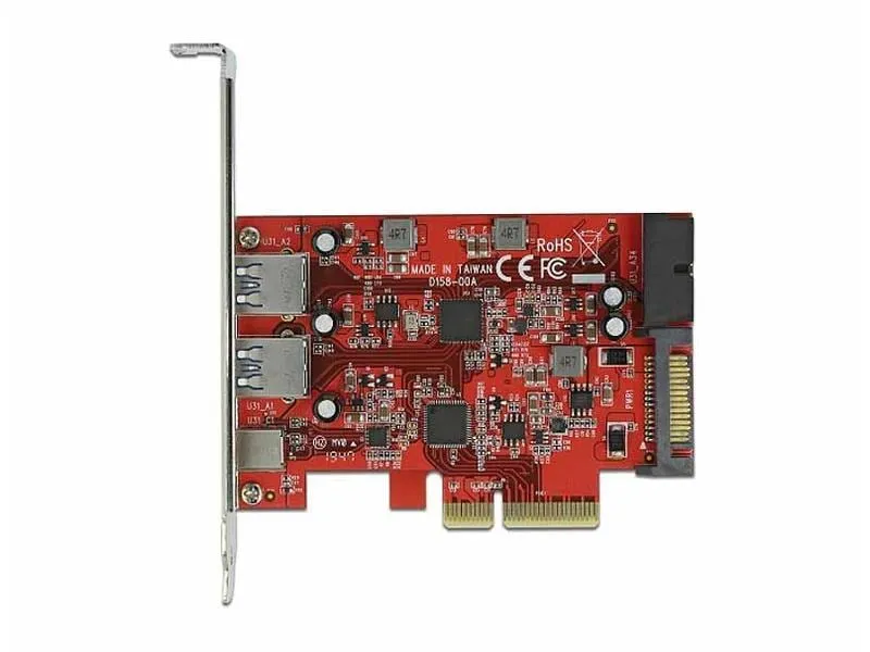 Delock PCI-Express-Karte USB-C / USB-A / intern USB 5 Gbps Delock PCI-Express-Karte USB-C / USB-A / intern USB 5 Gbps