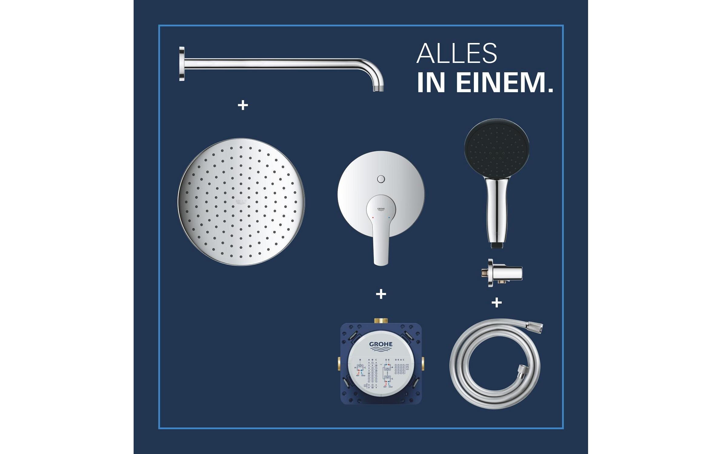 GROHE Duschsystem Vitalio Start 250 Chrom