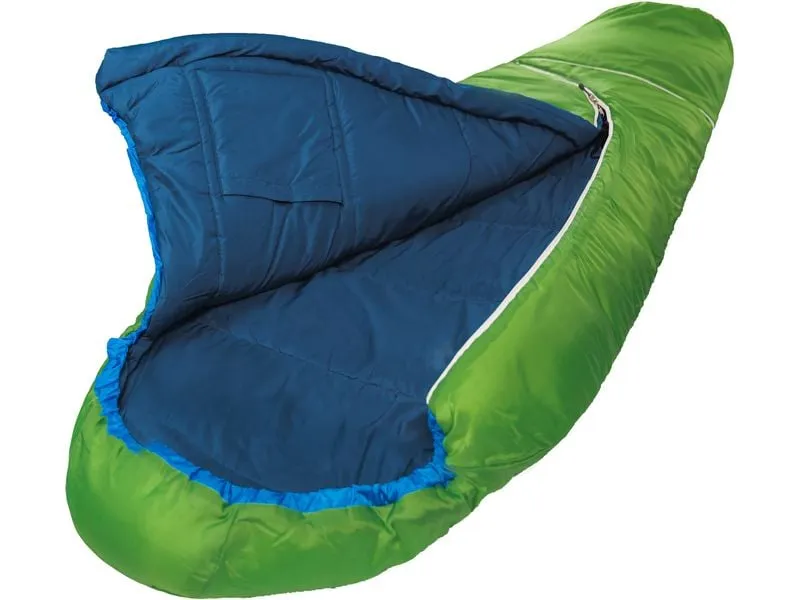 Grüezi Bag Kinderschlafsack Biopod Wolle Kids World Traveller Green