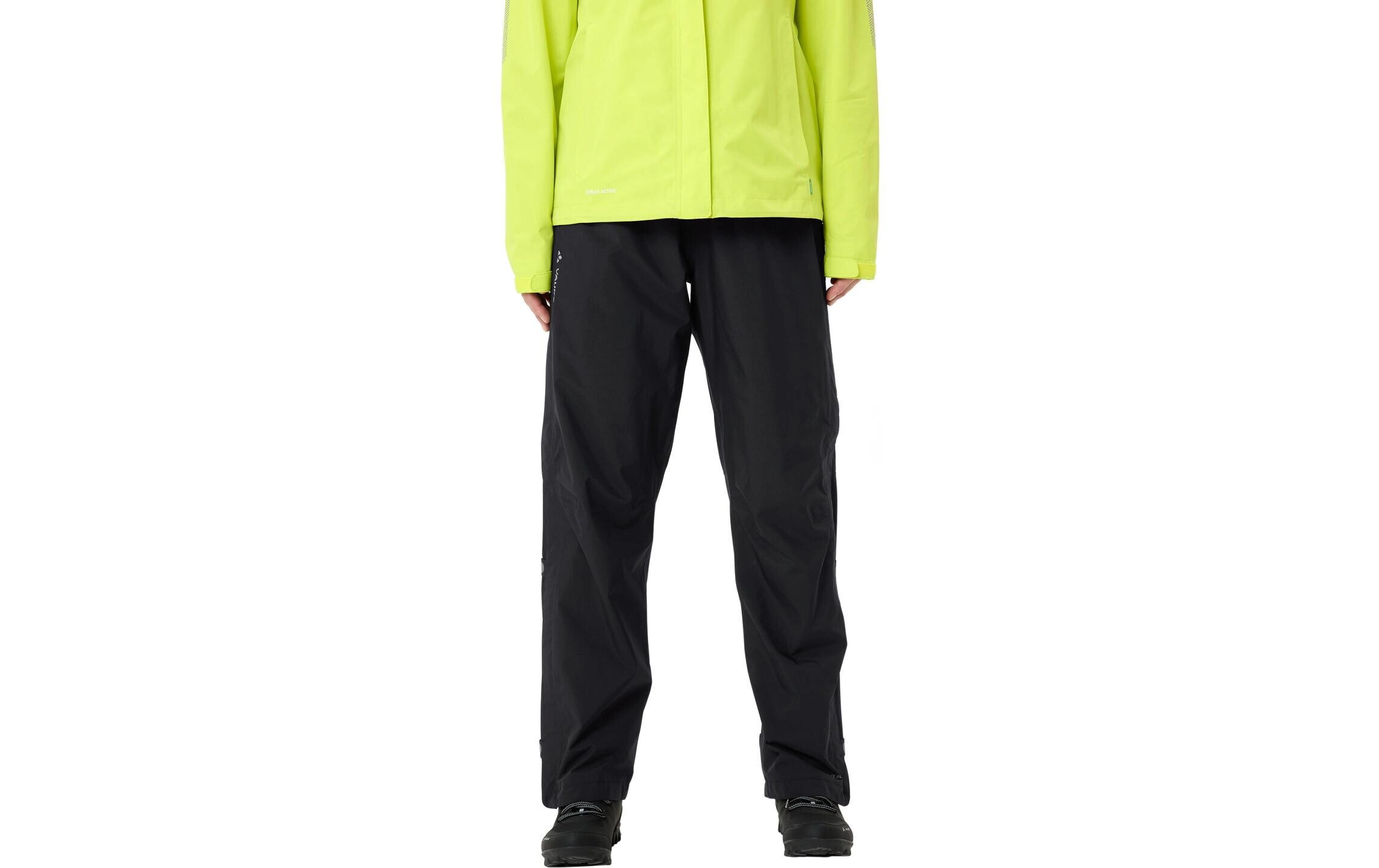 VAUDE Damen Velohose Fluid Full-Zip Grösse-36, Schwarz