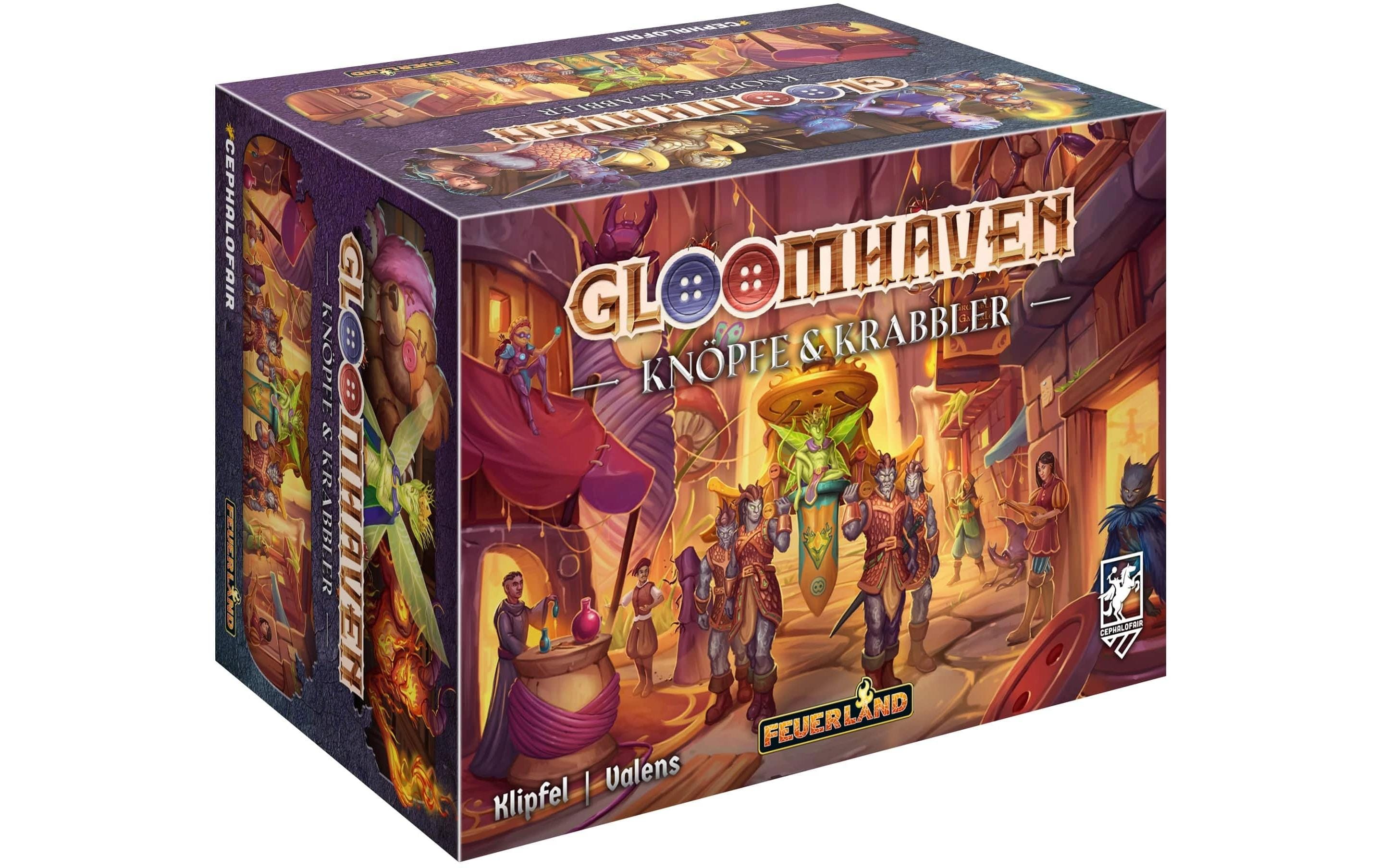 Feuerland Kennerspiel Solospiel Gloomhaven: Knöpfe & Krabbler -DE-