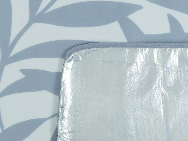 KOOR Picknickdecke Leaves, Blau 200 x 250 cm