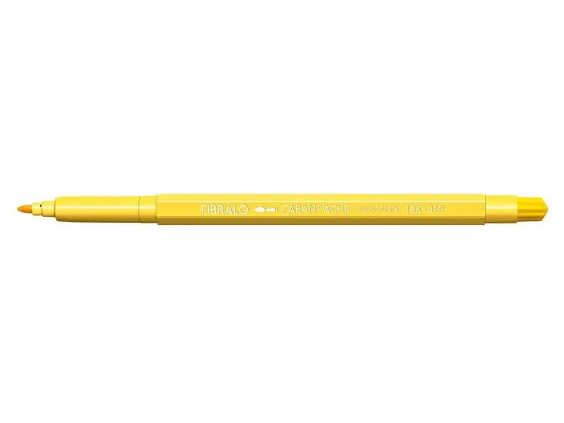 Caran d'Ache Filzstift Fibralo 1 Stück, Gelb