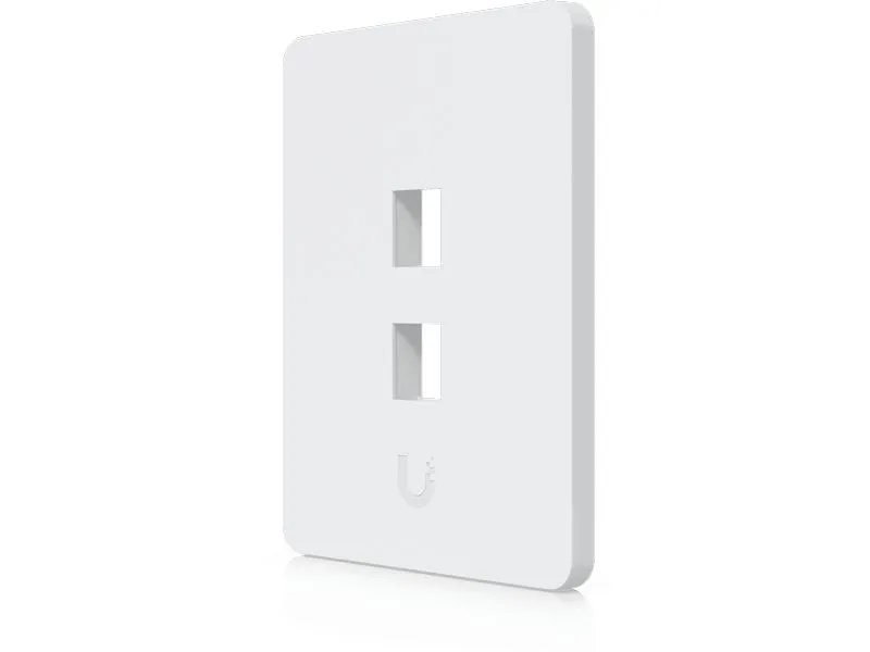 Ubiquiti Vertikal Paintable Keystone Wall Plate 2-Port, 4er-Pack