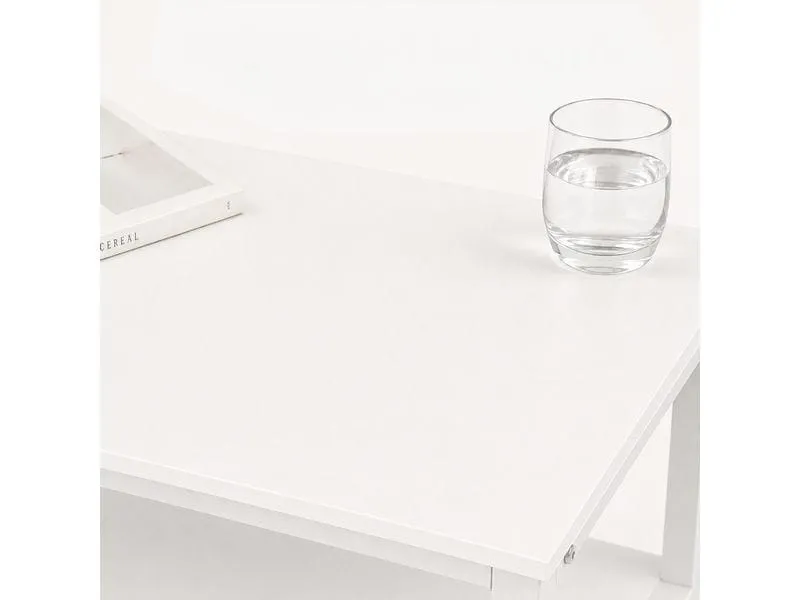 relaxdays Nachttisch 38 x 61 cm, Weiss relaxdays Nachttisch 38 x 61 cm, Weiss