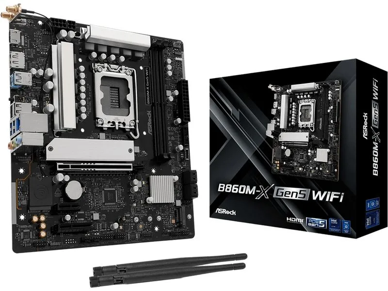 ASRock Mainboard B860M-X Gen5 WiFi ASRock Mainboard B860M-X Gen5 WiFi
