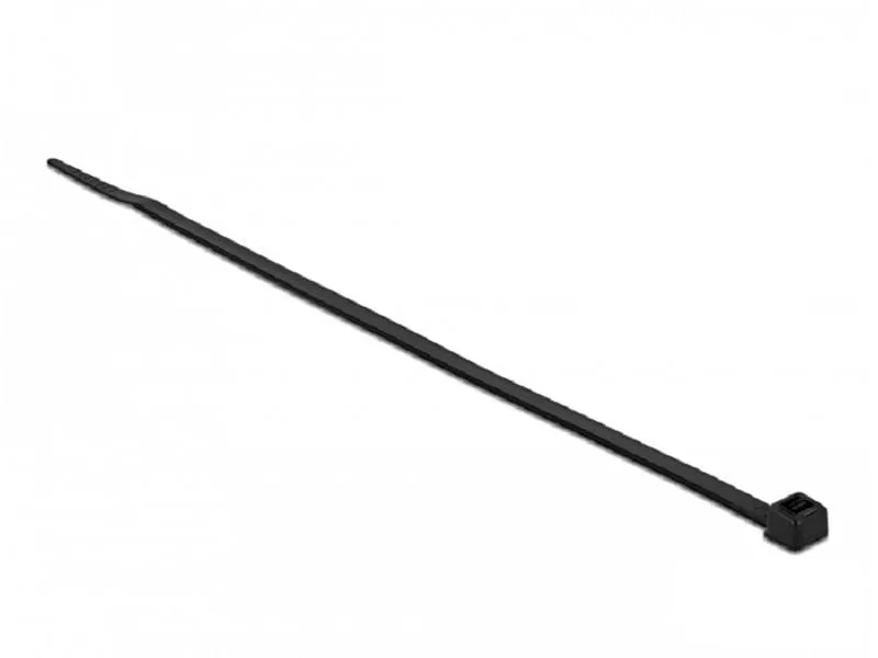 Delock Kabelbinder Schwarz 300 mm x 4.8 mm, 100 Stück Delock Kabelbinder Schwarz 300 mm x 4.8 mm, 100 Stück