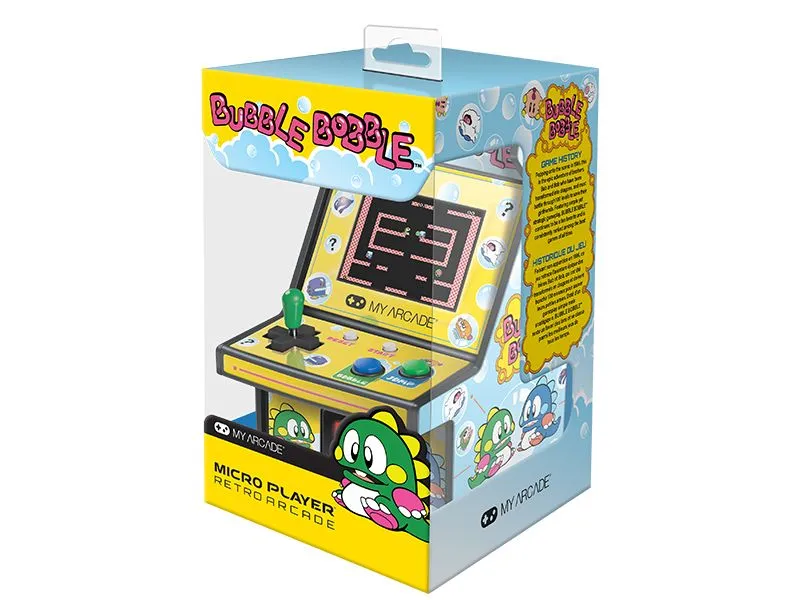 MyArcade Bubble Bobble Micro Player 6.75?, Retro MyArcade Bubble Bobble Micro Player 6.75?, Retro