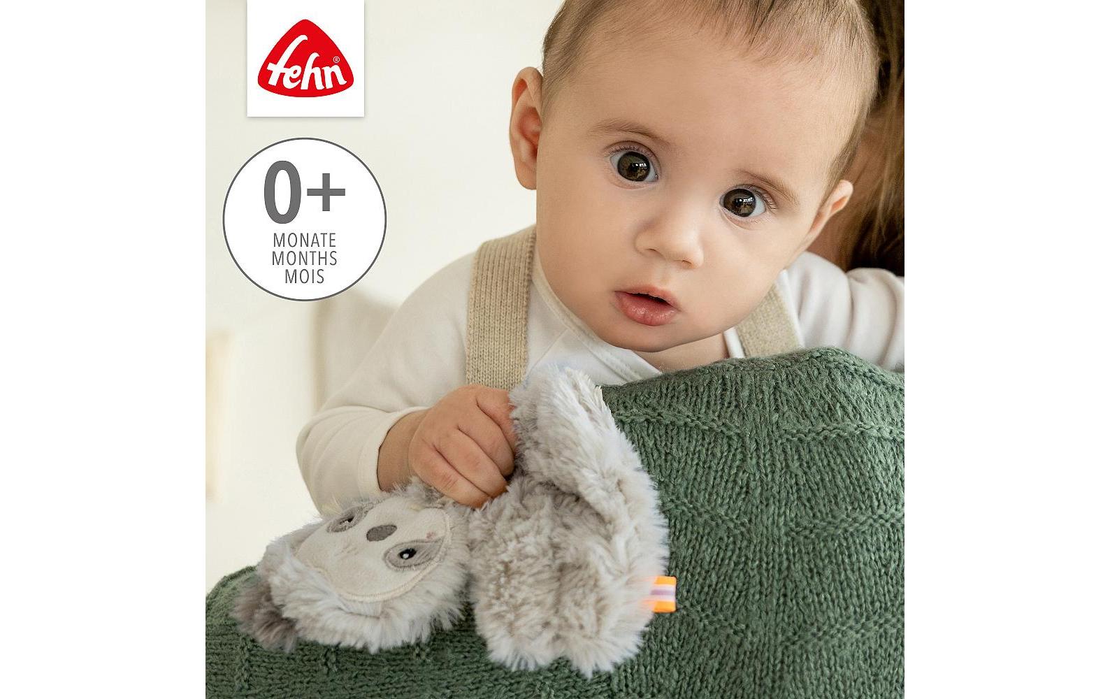 fehn Knister-Faultier Grau/Beige