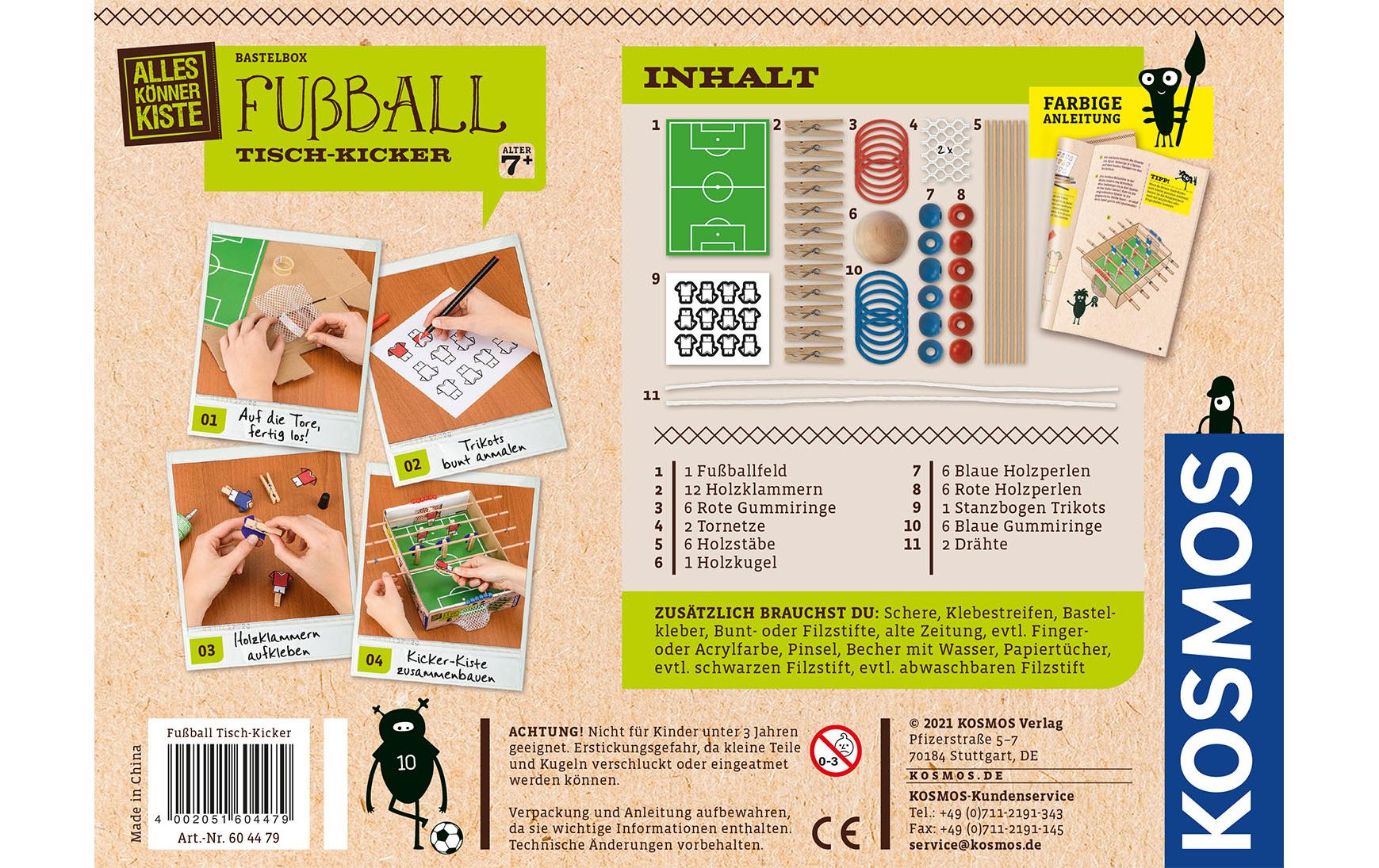 Kosmos Bastelbox Fussball Tisch-Kicker