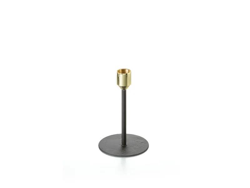 balthasar Kerzenständer Vogue 15 x 8 cm, Gold/Schwarz balthasar Kerzenständer Vogue 15 x 8 cm, Gold/Schwarz