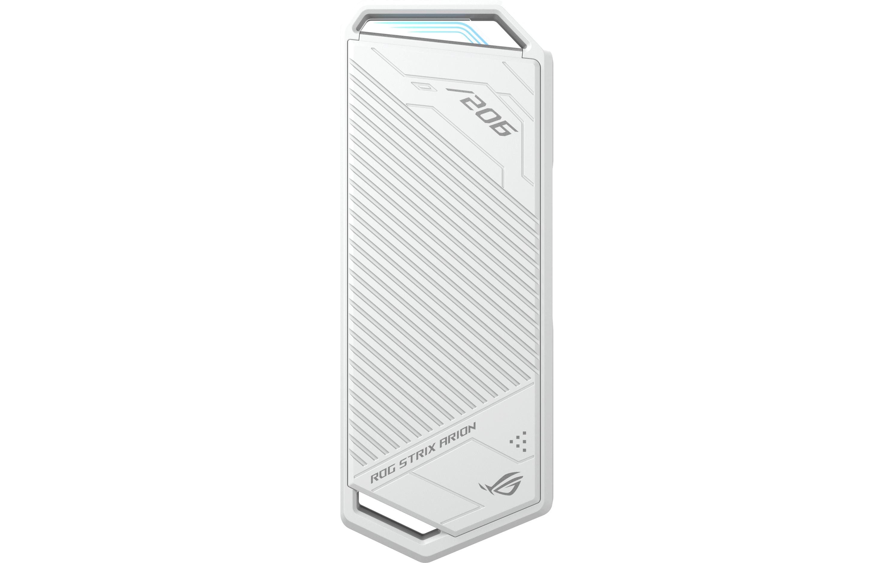 ASUS Externes Gehäuse ROG Strix Arion White Edition M.2
