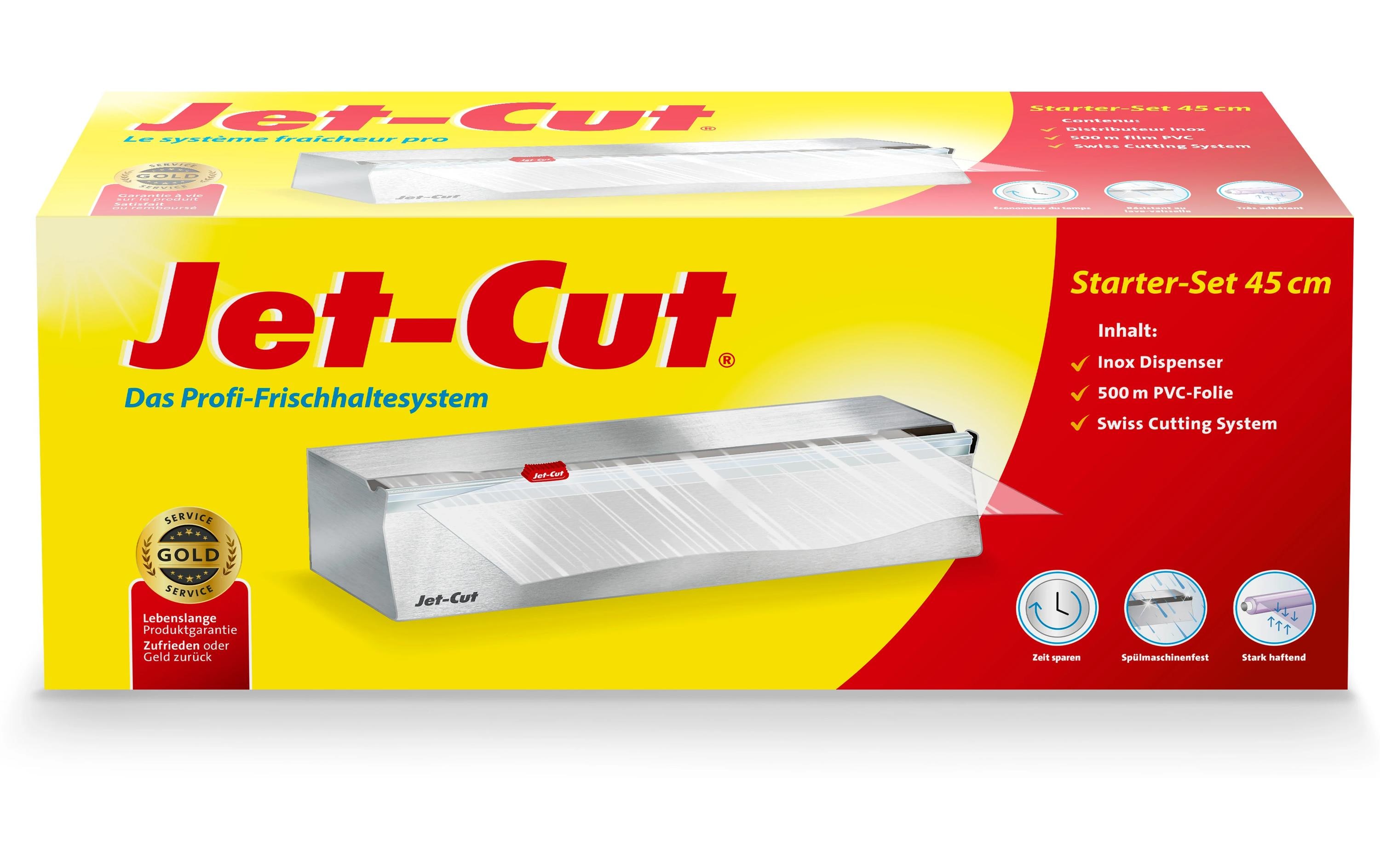 Jet-Cut Frischhaltefolie Nachfüllsystem 45C Silber Jet-Cut Frischhaltefolie Nachfüllsystem 45C Silber