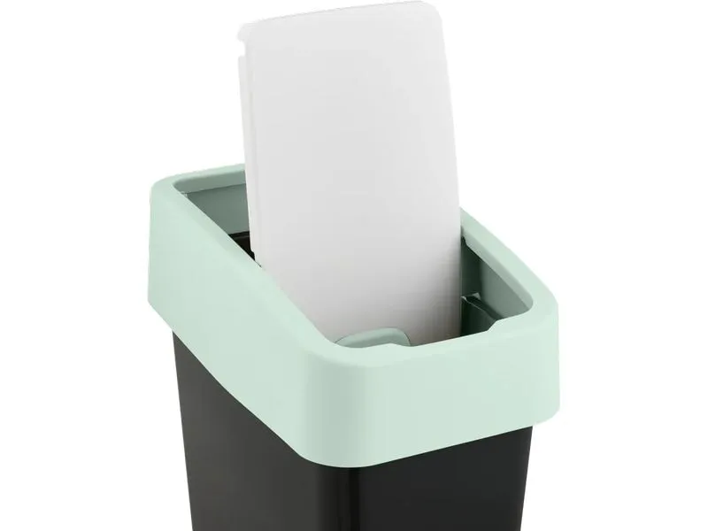 keeeper Abfalleimer Magne 10 l, Flip-Deckel, soft green