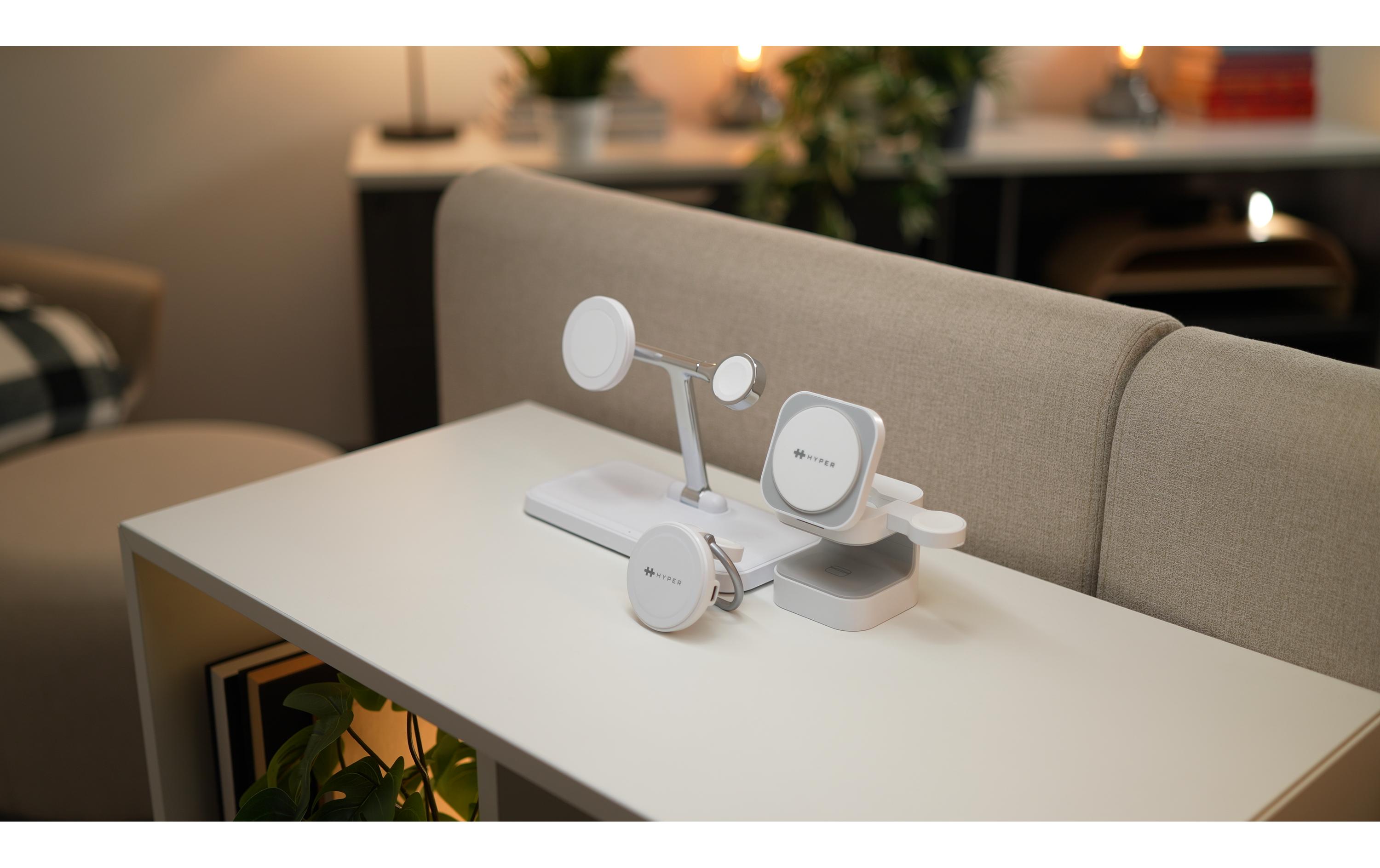 HYPER Wireless Charger Qi2 3-in-1, Weiss