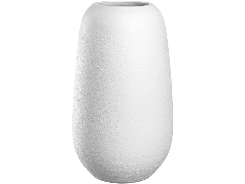 Leonardo Vase Trogolo 40 cm, Weiss Leonardo Vase Trogolo 40 cm, Weiss