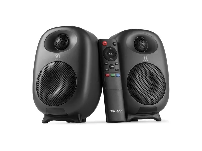 Audizio Regallautsprecher Paar RS60 120W, BT Dunkelgrau Audizio Regallautsprecher Paar RS60 120W, BT Dunkelgrau