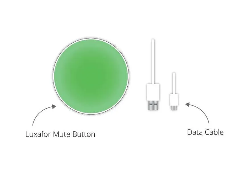Luxafor Mute Button mit 1.5 m USB-A Kabel