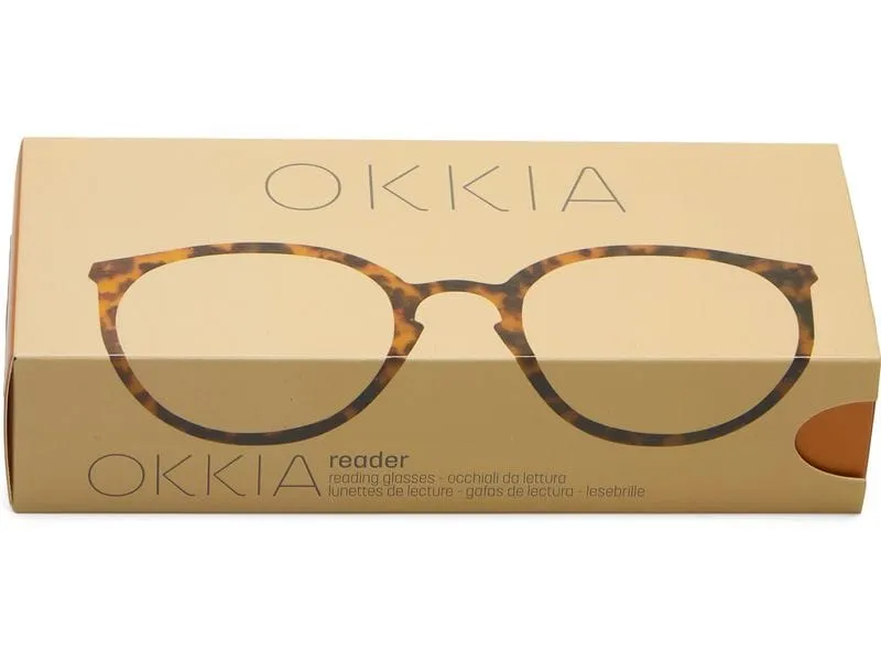 OKKIA Lesebrille Bologna Classic Havanna, 2,00