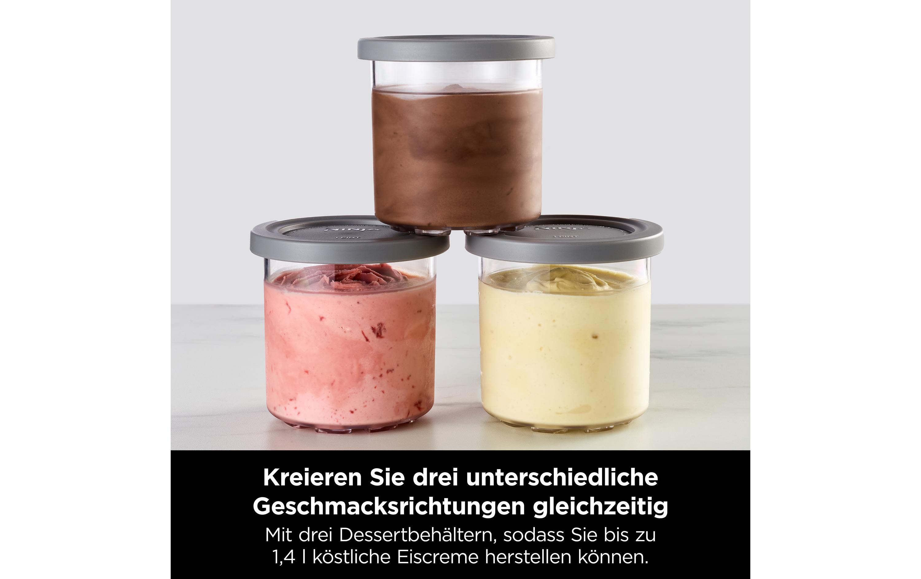 Ninja Eismaschine Creami 1.4 l, Schwarz/Silber