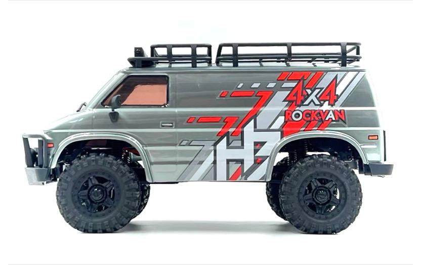 Absima Crawler CR18P EVO-V2 Rock Van grey, 4WD, RTR, 1:18