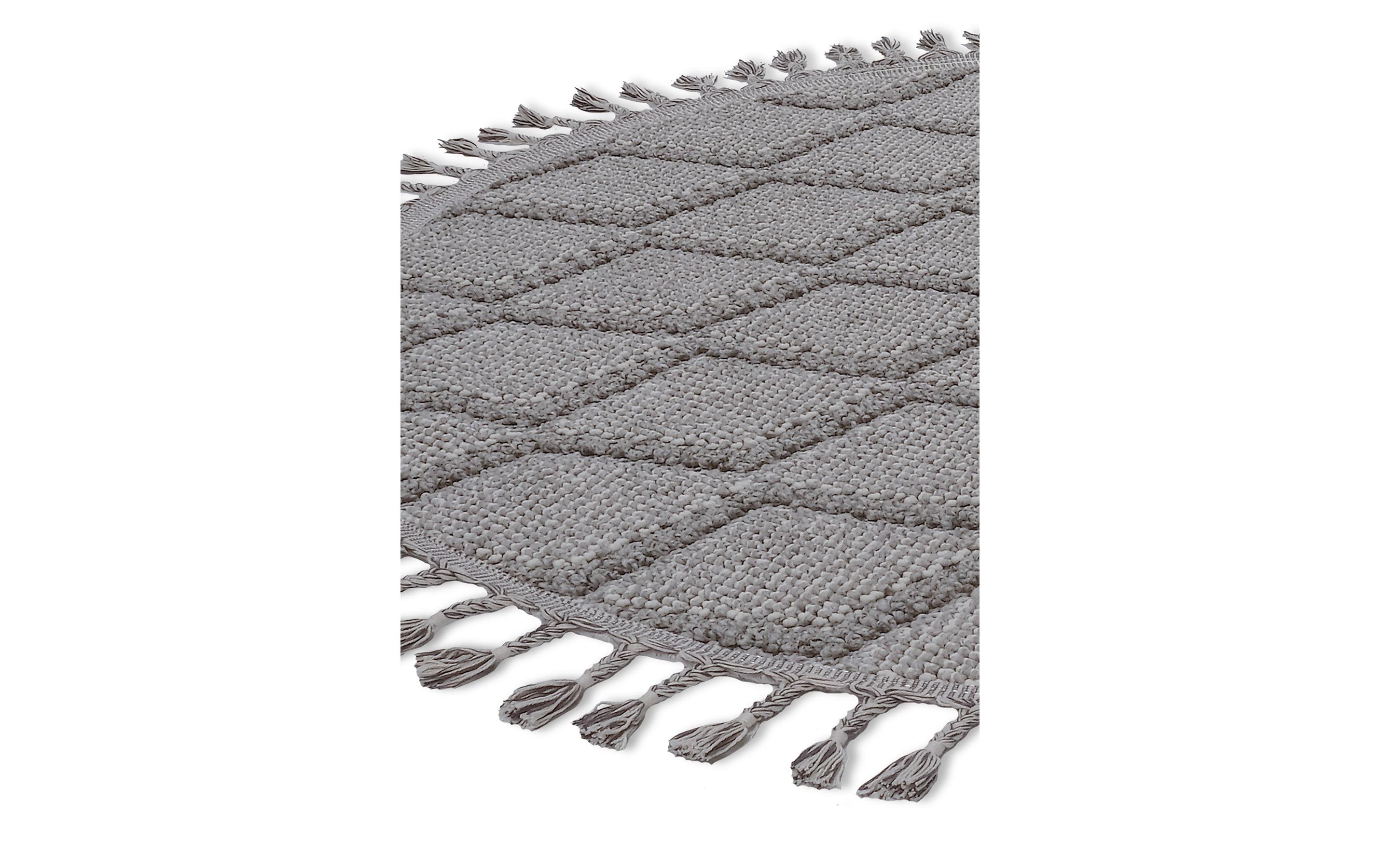 Conceptum Hypnose Teppich Beverly 2263 Ø 160 cm, Grau