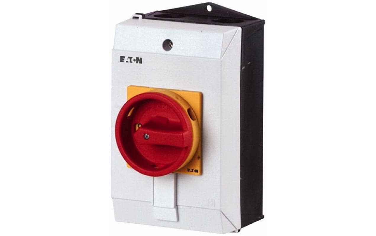 Eaton Sicherheitsschalter 3 Polig + N, 32 A P1, Rot Eaton Sicherheitsschalter 3 Polig + N, 32 A P1, Rot