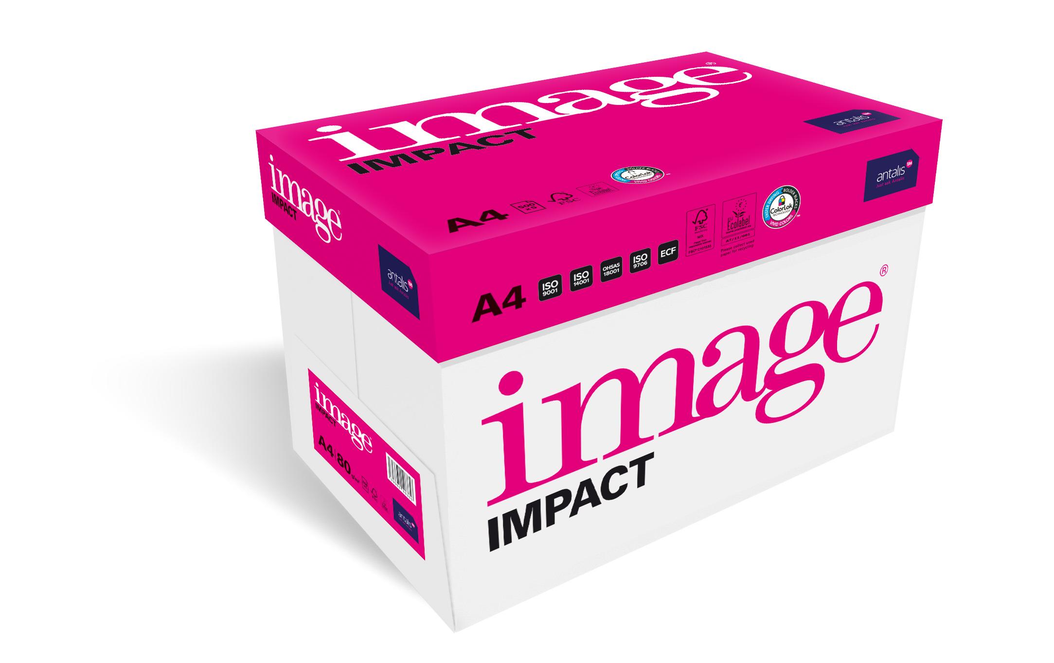 Image Kopierpapier Image Impact A4 Hochweiss 80 g/m², 2500 Blatt