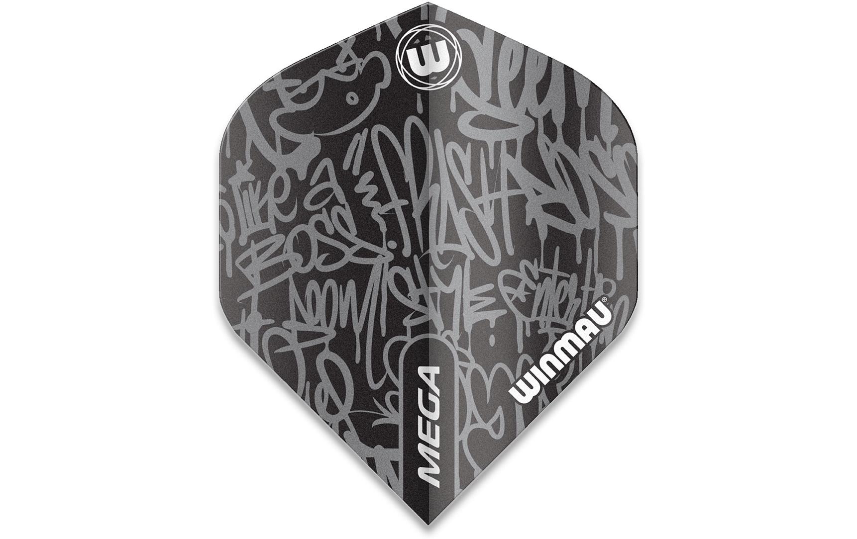 Winmau Dartflight, Schwarz, 3 Stück Winmau Dartflight, Schwarz, 3 Stück