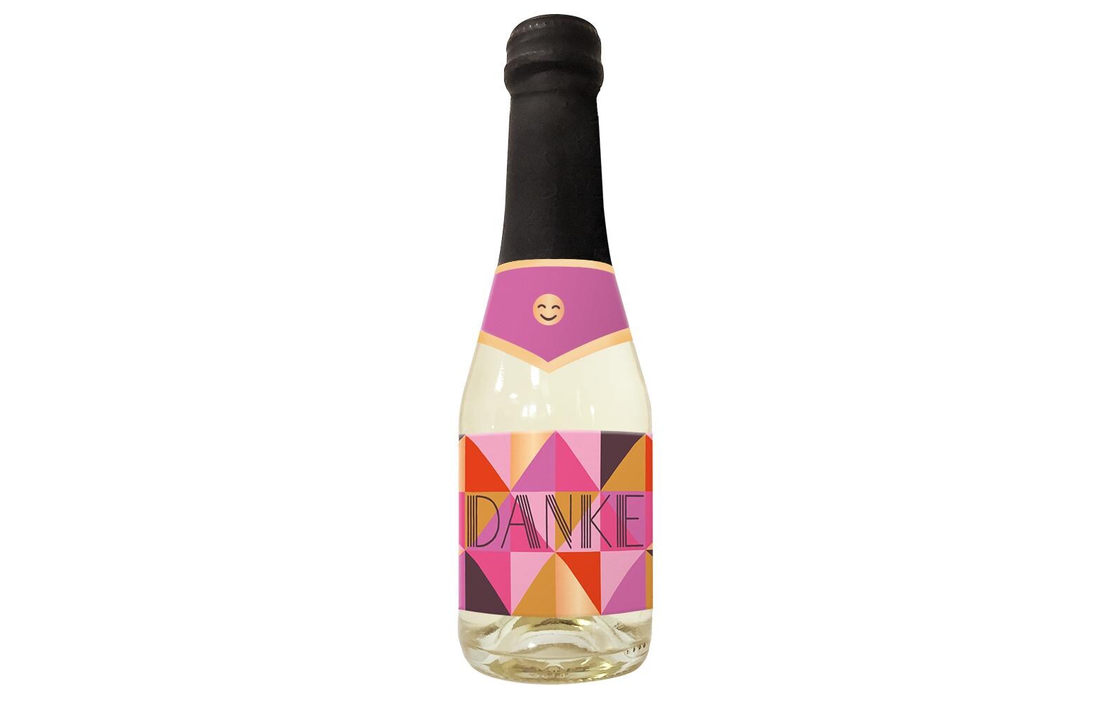 Grafik Werkstatt Secco-Flasche Danke 0.2 l