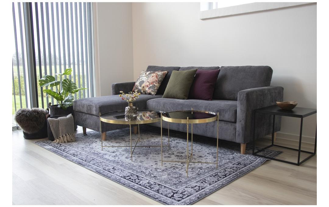 House Nordic Beistelltisch Vita 45 x 45 cm, Schwarz